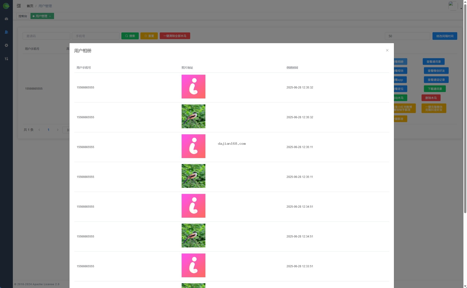 Address book core functionality
