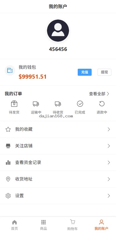 Cross-border e-commerce system interface