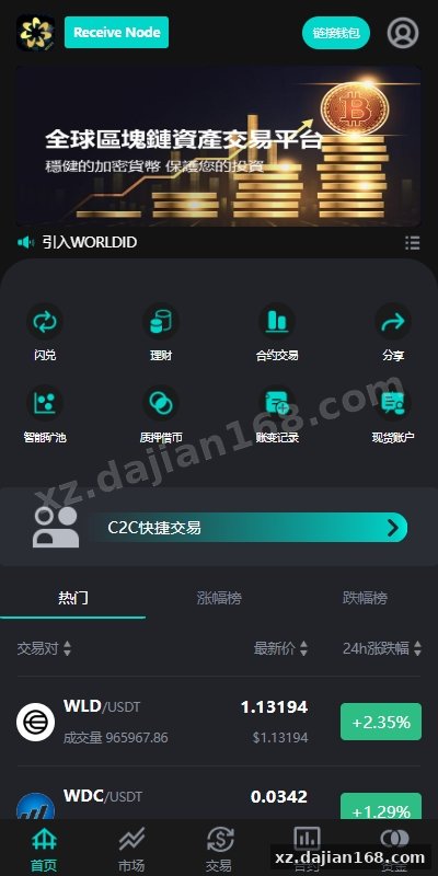 海外多语言交易所系统/永续合约交割合约/C2C/K线控制-系统演示站