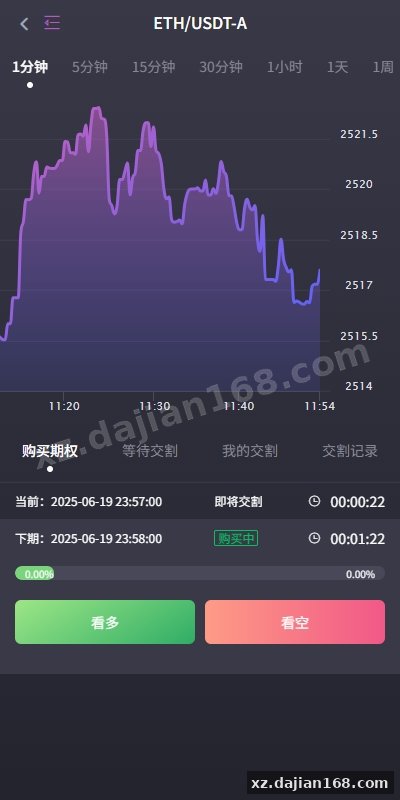 海外交易所系统/合约/期权/质押/秒合约/插针控制/申购-系统演示站