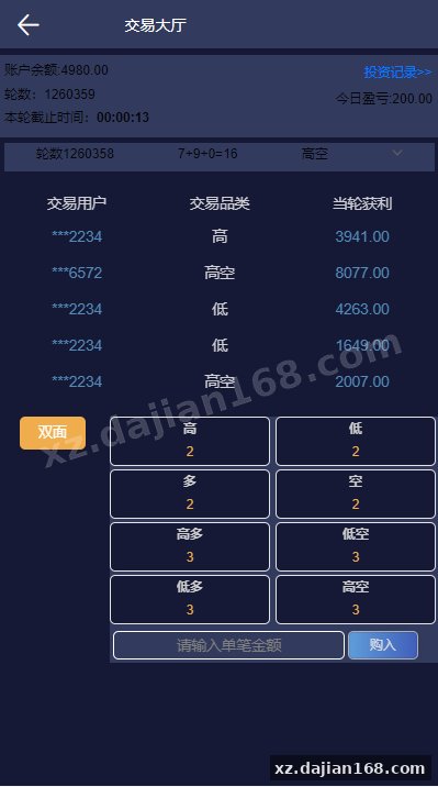 二开版uinapp版28系统/多语言28投资理财系统-系统演示站